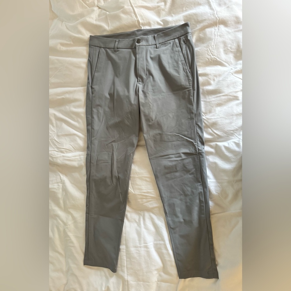 Lululemon Commission Slim-Fit Pant 33 waist 34 length - gray